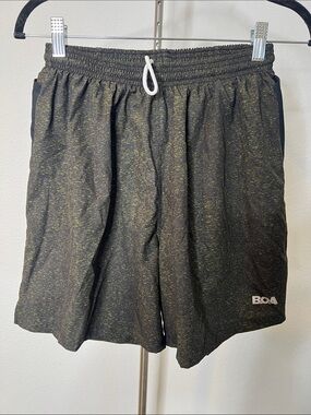 B.O.A. Men's Performance Gray Heathered Athletic Shorts